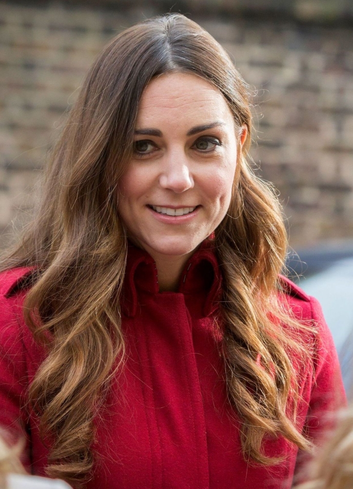 Growth: When Duchess Kate showed up with gray regrowth, several people reacted.  Photo: London News Pictures / REX / NTB