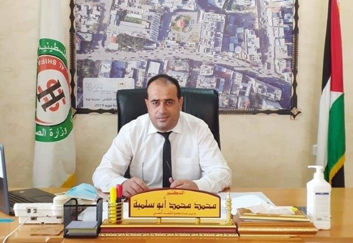 Difficult pressure: Muhammad Abd Salmiya is the head of the largest hospital in Gaza, Shifa Hospital.  We are short of medicine and equipment, two of our doctors were killed and another wounded ... This is horrific and it must stop, says Dagbladet.  Photo: Private