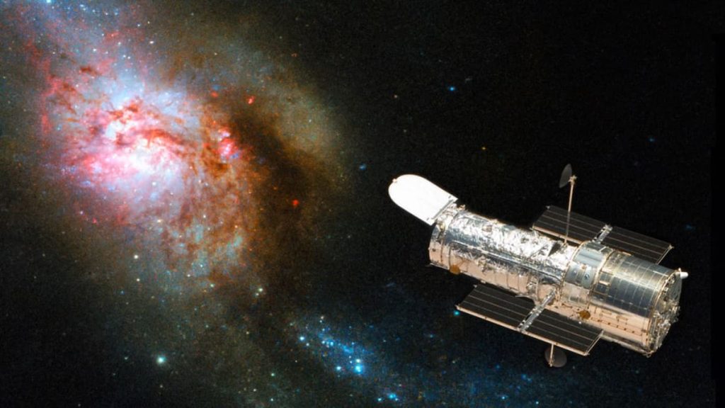 Imagem Hubble a mostrar o Universo