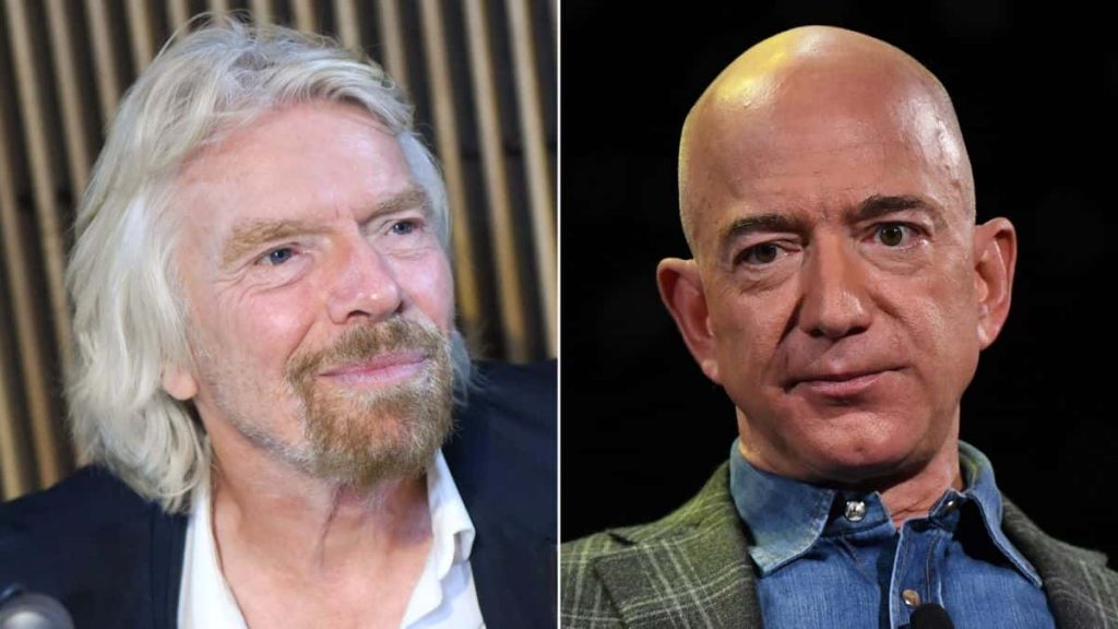 Imagem Branson e Bezos