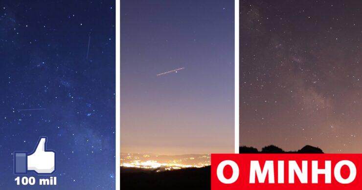 Meteor showers captured from Serra de Fafe