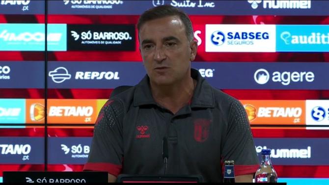 BOLA - Carvalhal adjusts expectations: «We are in a cycle change» (SC Braga)