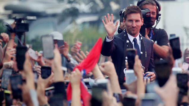 To Paris Saint-Germain at breathtaking speed: Football god Lionel Messi transforms the cloud