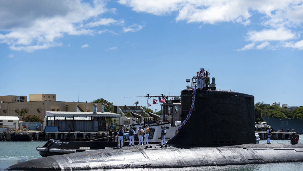 Australia and Prime Minister Scott Morrison are investing in several US nuclear submarines, here from Pearl Harbor.