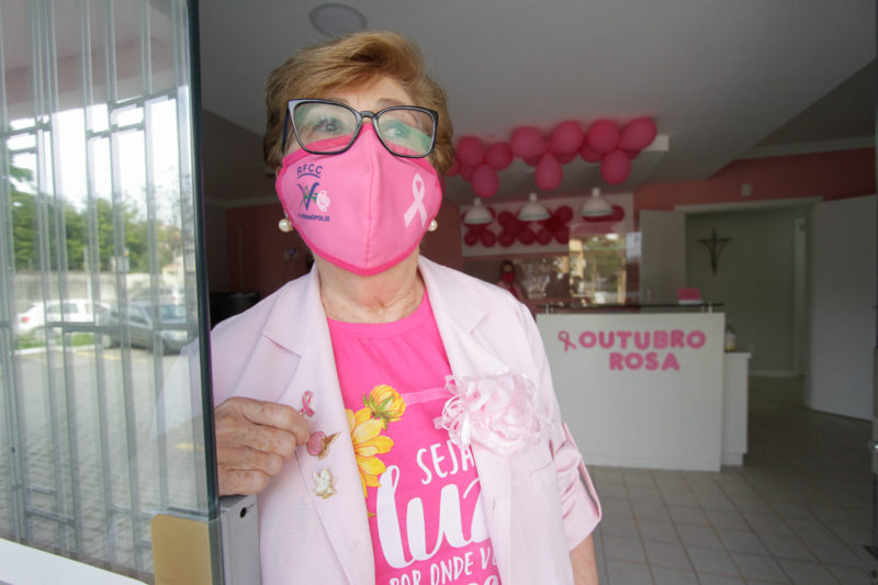 Zeta Meirelles, President of the Women's Network Against Cancer in Florianópolis – # 8211;  Photo: Leo Munhos/ND