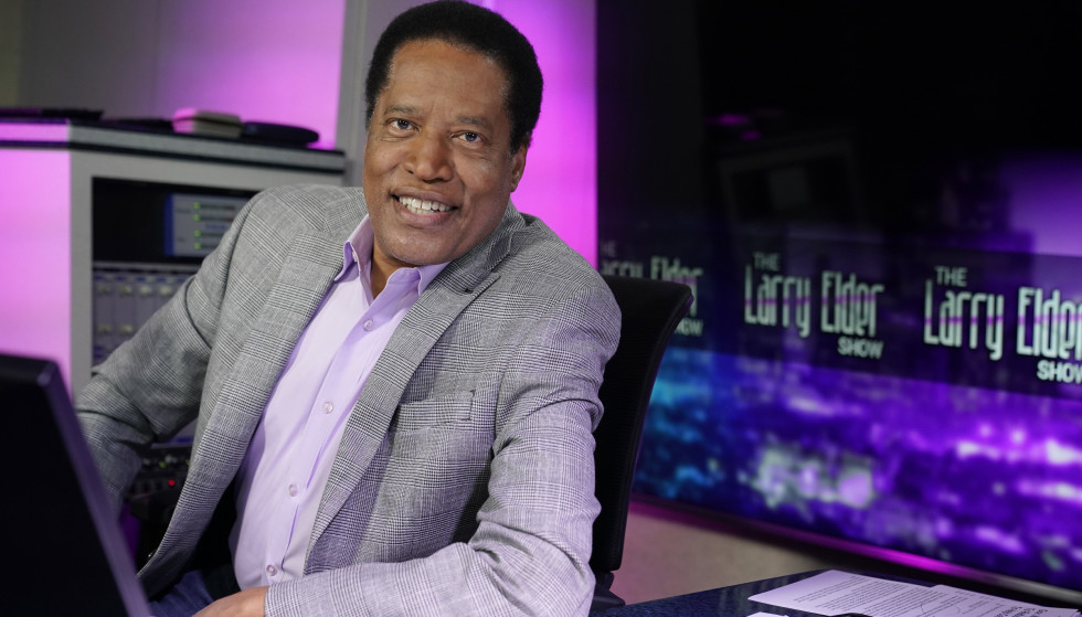 The challenge: Larry Elder hopes to move from a conservative radio host to the governor's residence in Sacramento, California.  Photo: Marcio Jose Sanchez/AP/NTB