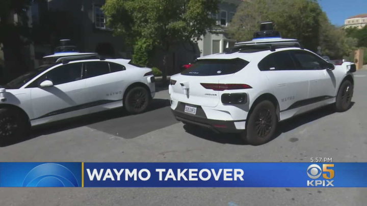 Google Waymo Street Self-Driving Cars