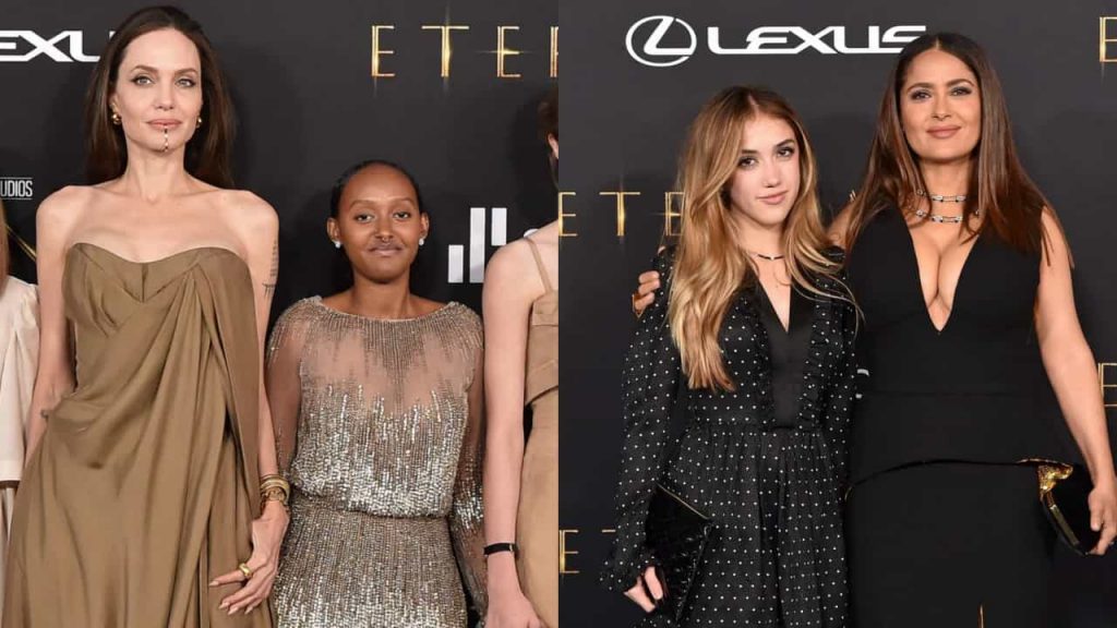Angelina Jolie and Salma Hayek's daughters shine at the event