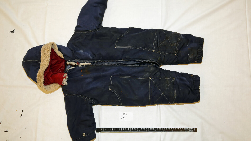 In this coat, the remains of Artin were found on New Year's Day outside Skudeneshavn