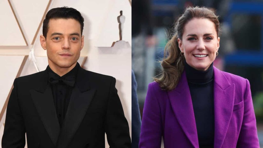 Rami Malek and the moment Kate Middleton was caught "by surprise"