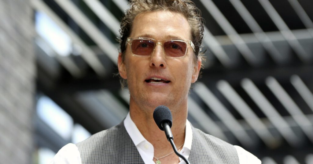 Matthew McConaughey - No to a new career