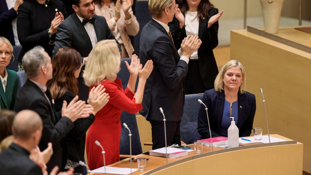 Sweden got its first female prime minister - VG
