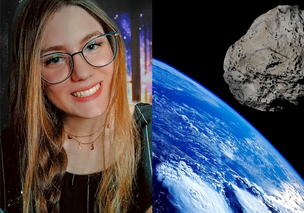 Brazilian student who discovers asteroids and creates educational projects