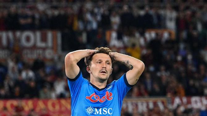 A BOLA - Mario Rui (Naples) loses and falls to 4th place (Italy)