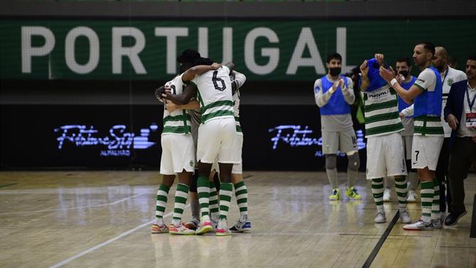 A BOLA - Sporting beat Hofukubo and tied in the quarter-finals (futsal)