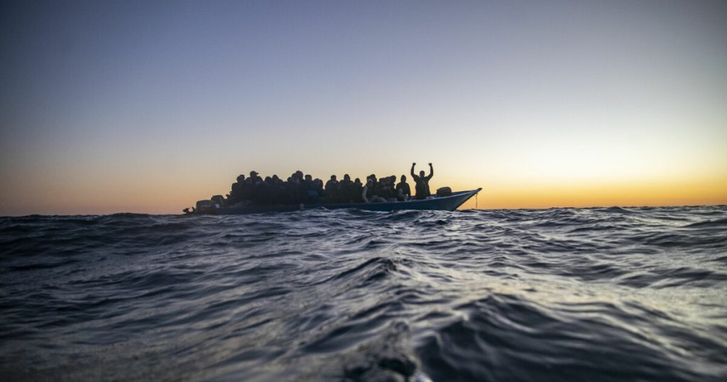 Migrants stranded on small islands in the Aegean Sea