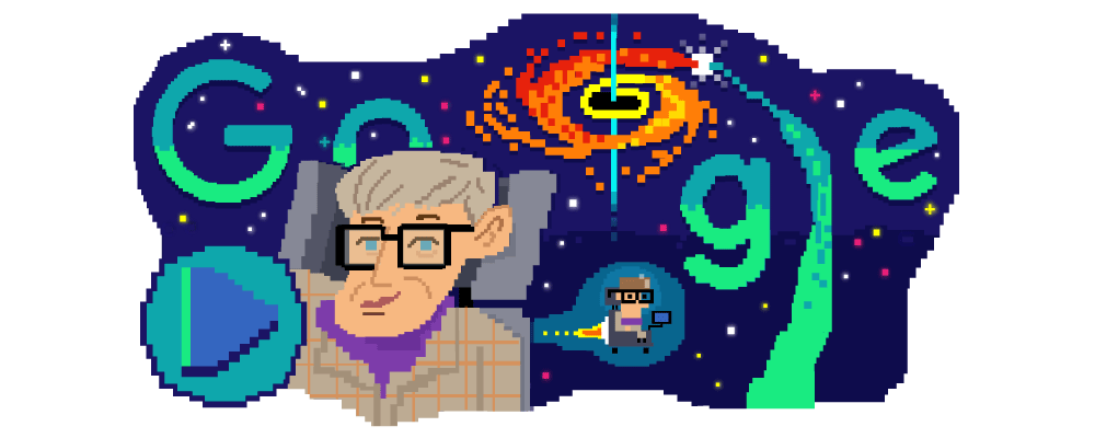 Stephen Hawking: Google Doodle celebrates the 80th birthday of British physicist