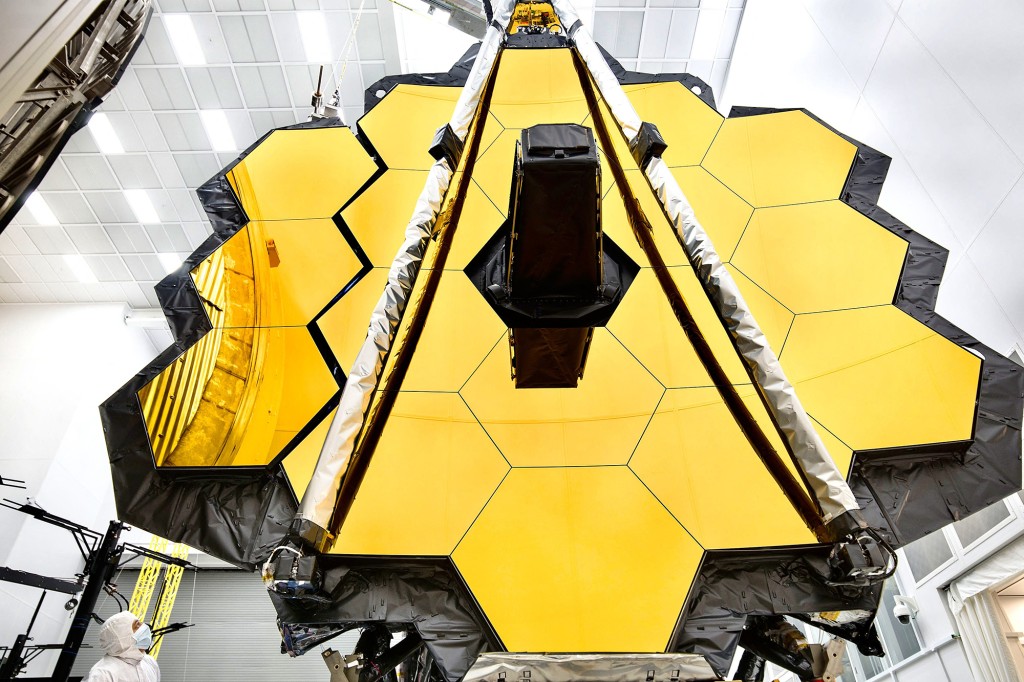 NASA's James Webb Telescope opens golden mirrors in space