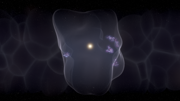 Sequência de supernovas pode ter criado enorme "bolha" formadora de estrelas