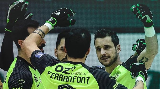 Ball - Sporting hits the table and loses to Juventud Viana (roller hockey)
