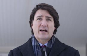 Dangerous: The Prime Minister of Canada, Justin Trudeau, says he will not meet the protesters and give in to their demands.  Photo: Adrian Wilde/The Canadian Press.