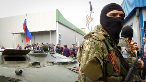 With Russian support: In 2014, separatists with the support of Russian military forces began a war against the Ukrainian authorities in the Donbas region of eastern Ukraine.  Photo: Aage Aune / TV 2