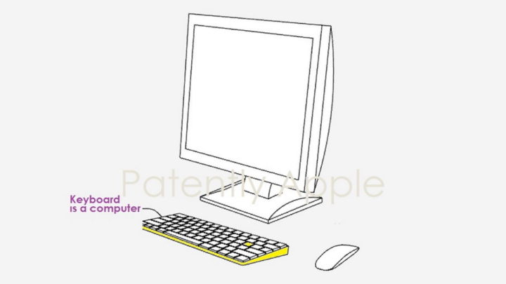 Apple computer keyboard patent