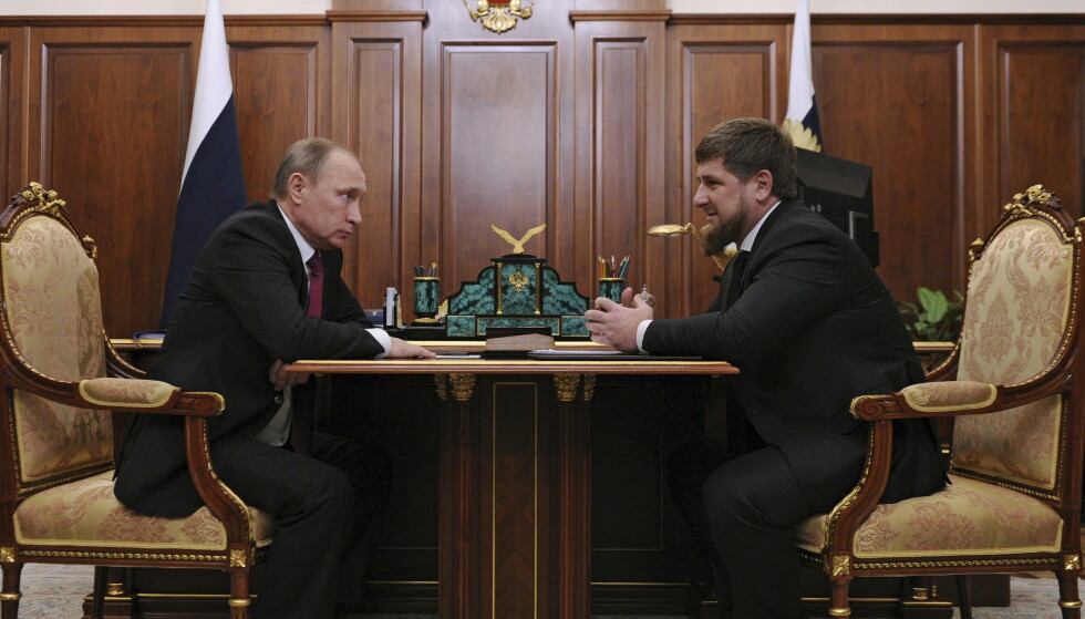Supports Putin: Chechen President Ramzan Kadyrov supports Russia.  Photo: Sputnik / Reuters / NTB