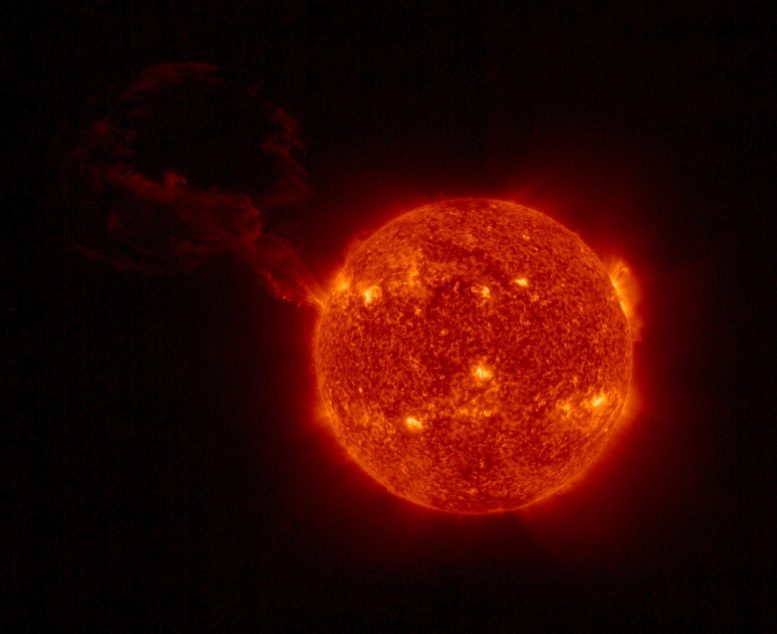 Solar Orbiter captures giant solar flare