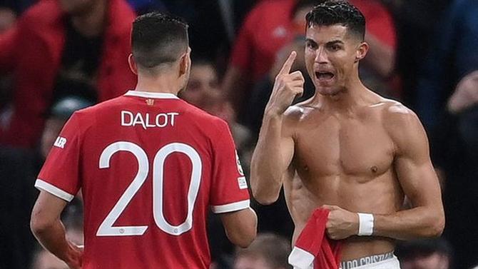 Ball - Dalot won caffeine "myth" with Ronaldo (Manchester United).