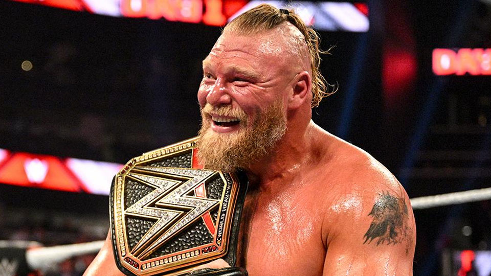 Brock Lesnar regains the WWE Championship