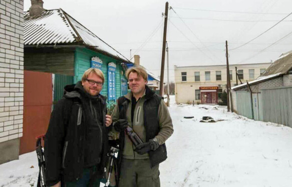 Submitted by: Aage Aune and Øystein Bogen have been working together for TV 2 in Eastern Europe since 2005. This photo was taken in Volgograd, Russia in 2011. Photo: Private
