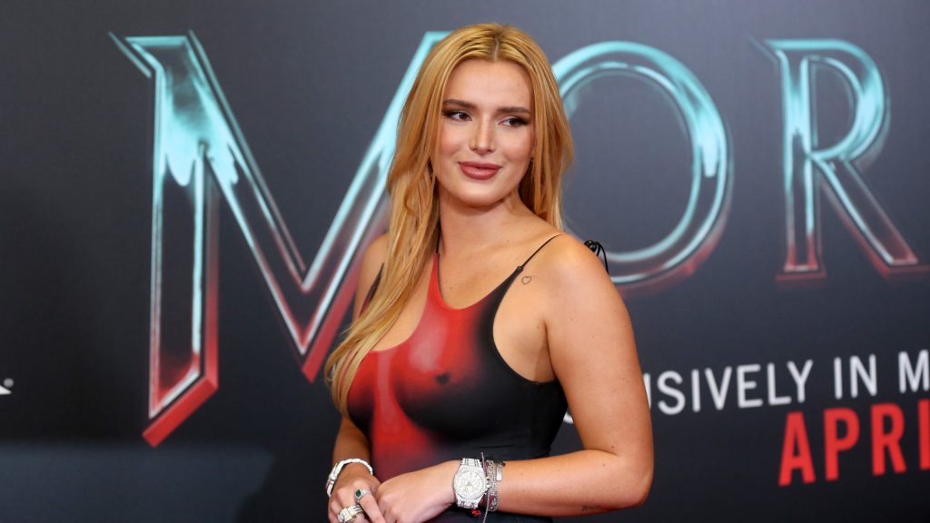 Transparent Dress?  Watch the optical illusion in Bella Thorne's 'look' that baffled photographers