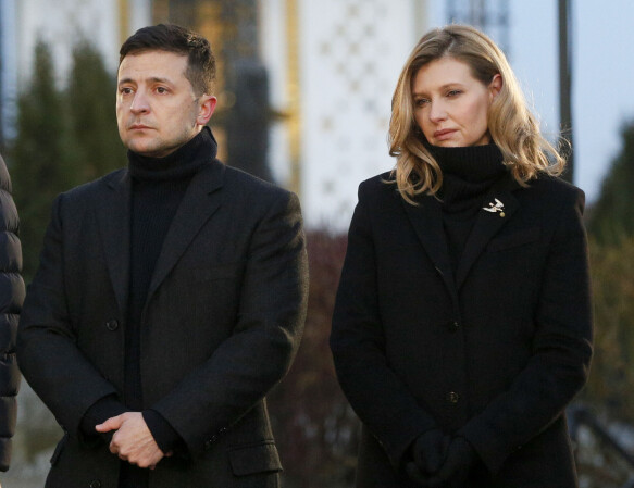 Join the family: the entire presidential family chose to stay in the capital, Kyiv.  Photo: Efrem Lukatsky / AP