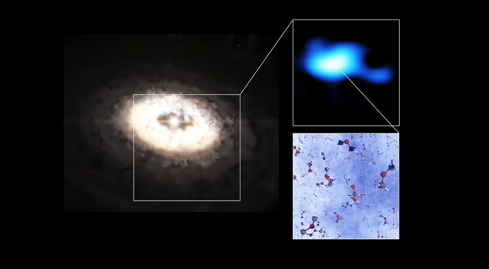 Largest molecule ever discovered in a planet-forming disk