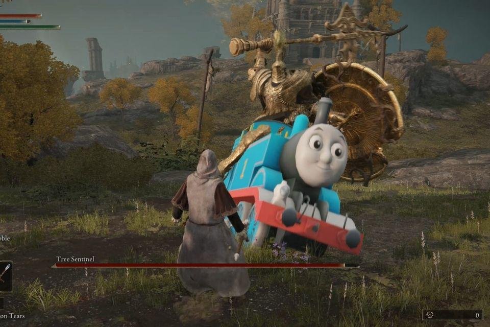 Imagem de: Mod de Elden Ring traz trem Thomas para o jogo