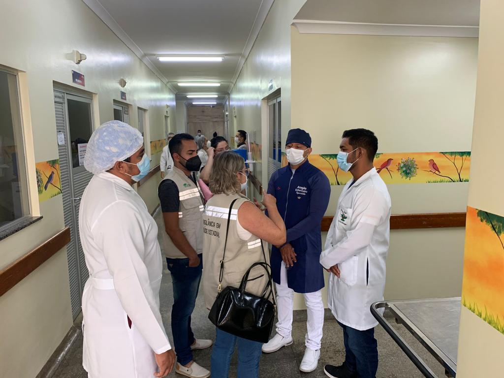 Health technicians visit Kuwari Regional Hospital