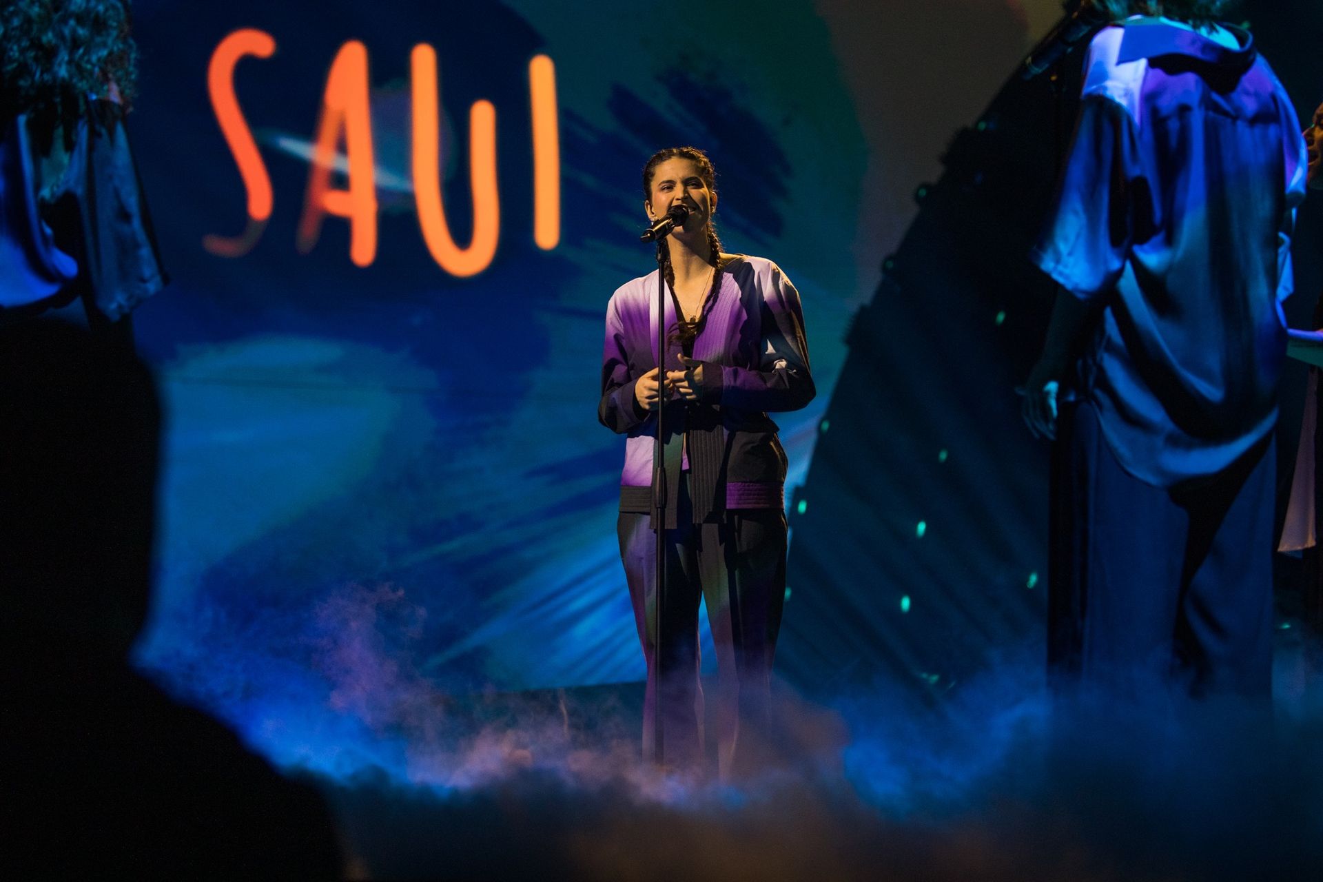 Maru in the first semi-finals of the 2022 Eurovision Song Contest