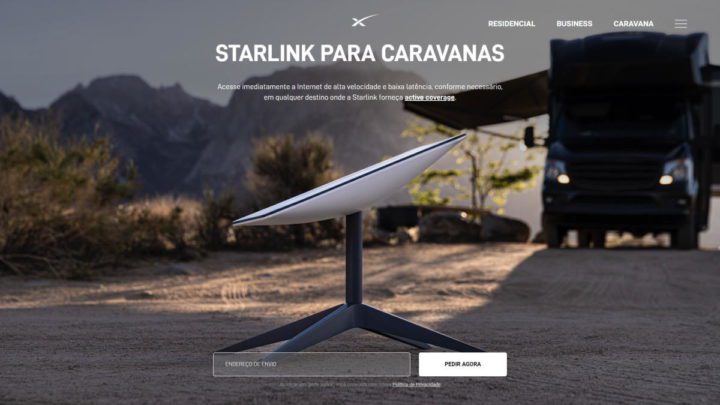 Starlink SpaceX Internet Caravans