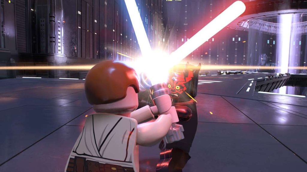 You must play: "Lego Star Wars - The Skywalker Saga"