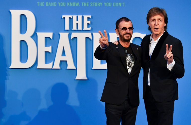 Paul McCartney and the Ringo Star, September 15, 2016 in London