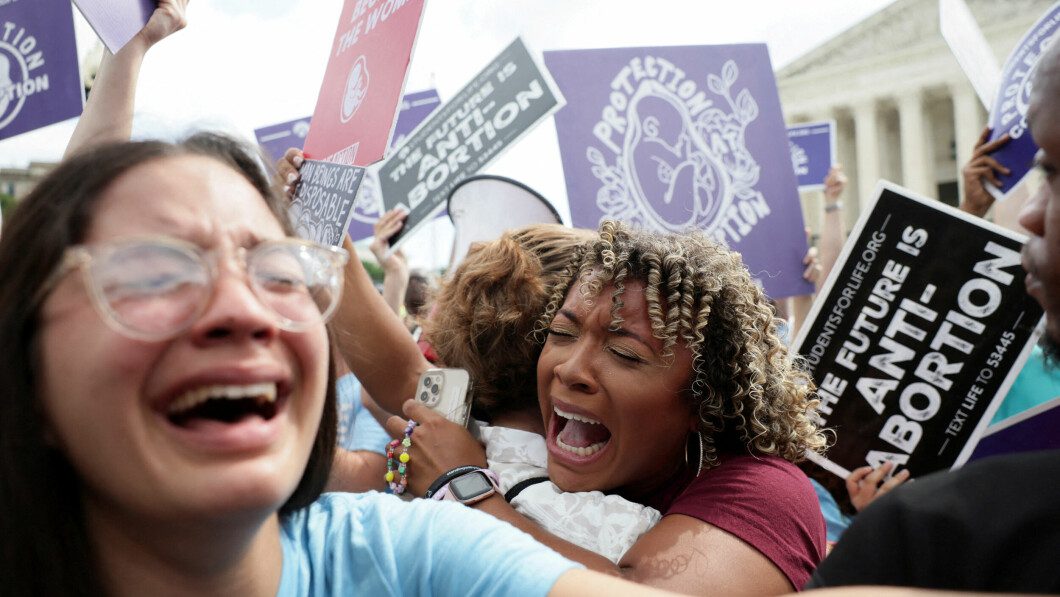 Sentiment: Abortion opponents celebrated after the Supreme Court ruling just over a month ago.  Photo: Reuters / NTB