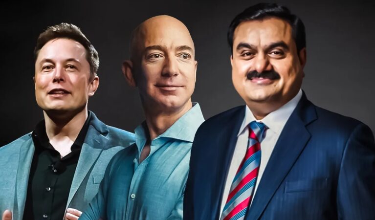 Musk, Bezos, and .... promise me.  The Indian billionaire is now the third richest person in the world - Executive Digest