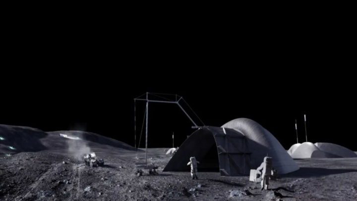 NASA on the moon