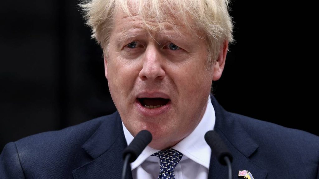 Statsminister i Storbritannia, Boris Johnson, 7. juli 2022