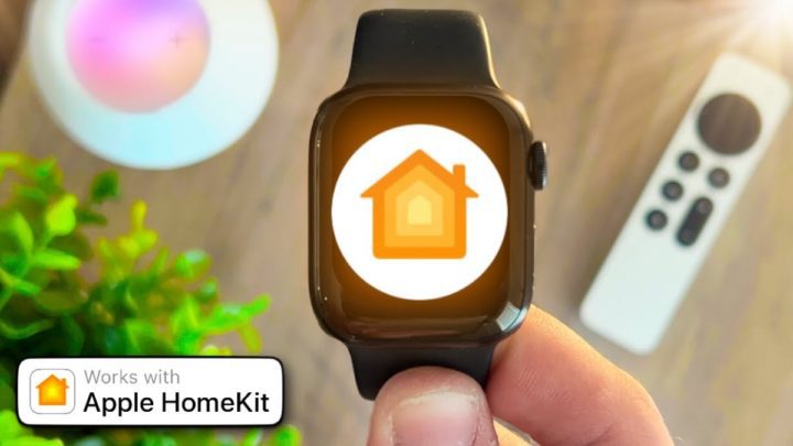 An illustration of HomeKit for the Apple Watch