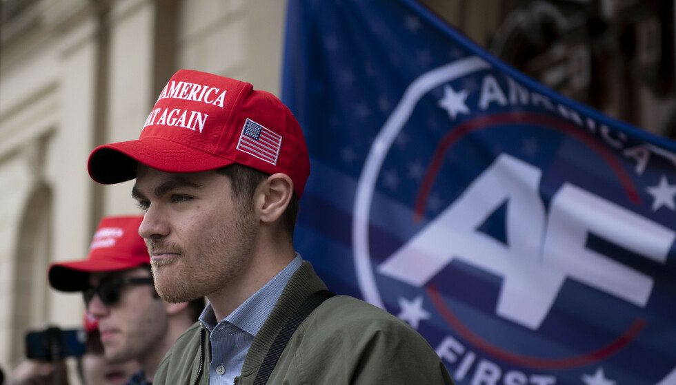 FILE PHOTO: Nick Fuentes has become a well-known far-right, publicly praising Italian fascist leader Benito Mussolini.  This week, Trump dined with him.  Photo: Nicole Hester/Ann Arbor News via The Associated Press, file)/Ann Arbor News via The Associated Press