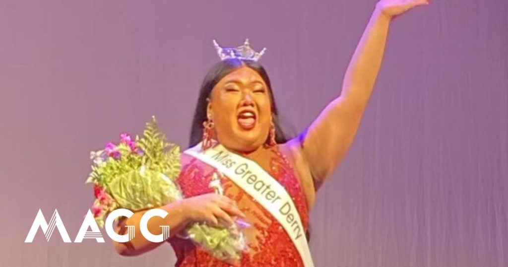 Overweight transvestites win a beauty pageant.  The debate explodes on the internet - international