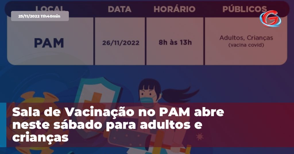 The vaccination room at PAM is open on Saturdays for adults and children