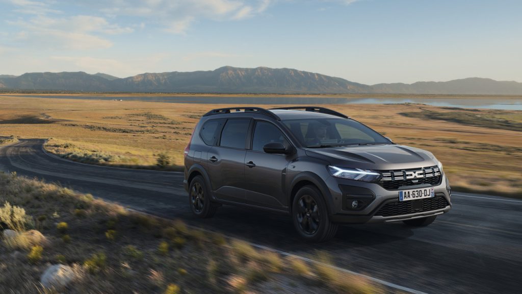 Dacia's first hybrid.  "The cheapest hybrid family on the market"